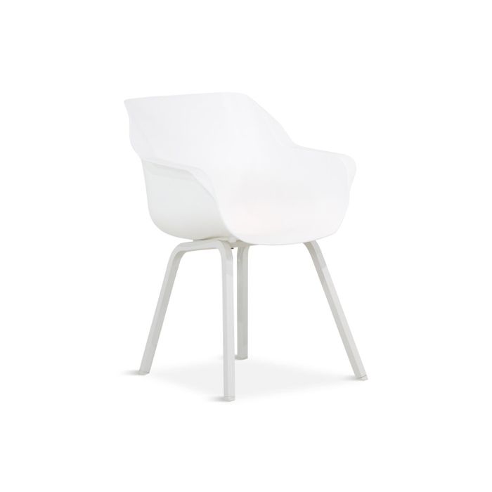 Hartman Sophie Element dining tuinstoel white - met gratis zitkussen