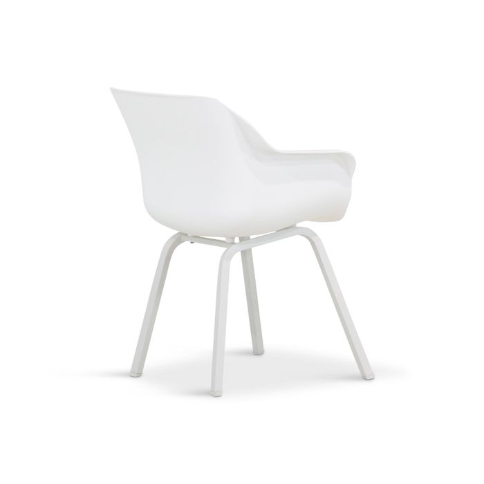 Hartman Sophie Element dining tuinstoel white - met gratis zitkussen
