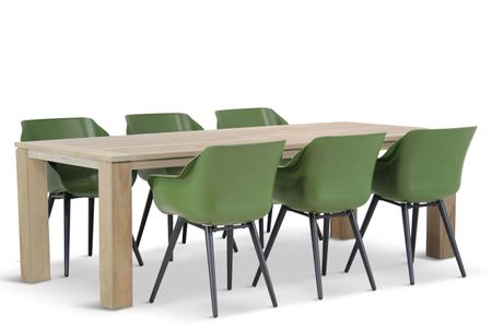 Hartman Sophie studio/Brighton 240 cm dining tuinset 7-delig