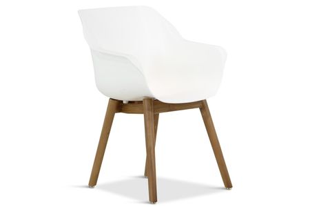 Hartman Sophie dining tuinstoel met teakpoot
