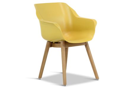 Hartman Sophie dining tuinstoel met teakpoot