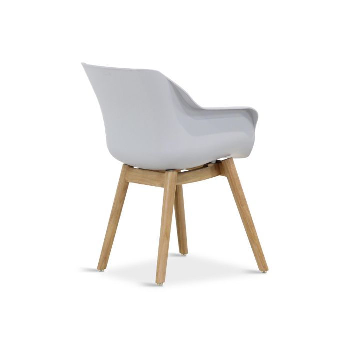 Hartman Sophie teak/Sand City rond 160 cm dining tuinset 7-delig