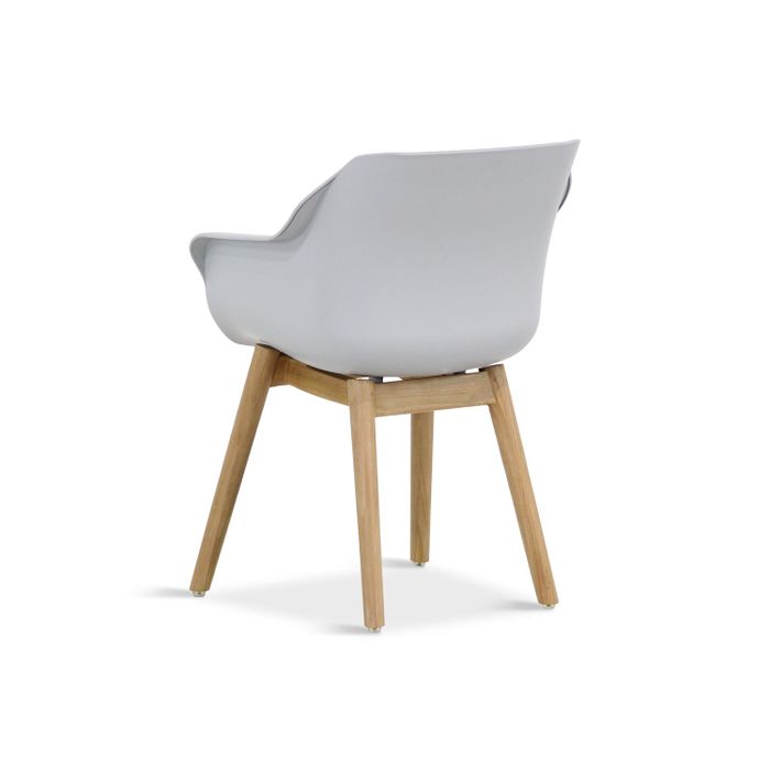 Hartman Sophie teak/Sand City rond 160 cm dining tuinset 7-delig