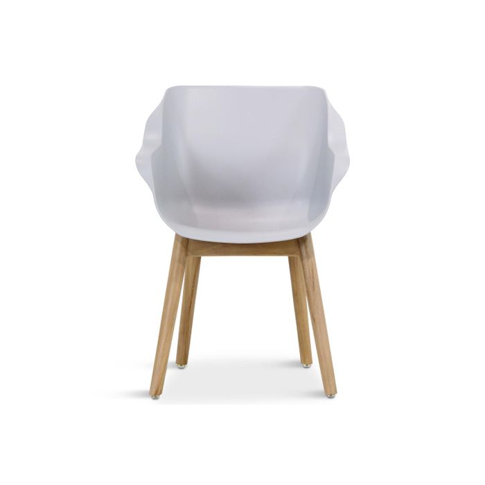 Hartman Sophie teak/Sand City rond 160 cm dining tuinset 7-delig