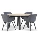 Hartman Sophie element/Derby 130 cm rond dining tuinset 5-delig thumbnail
