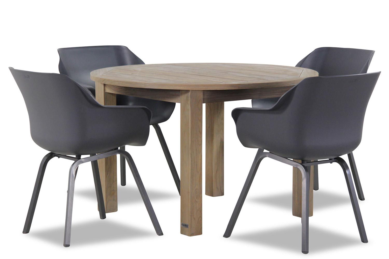 Hartman Sophie element/Brighton rond 120 cm dining tuinset 5-delig thumbnail