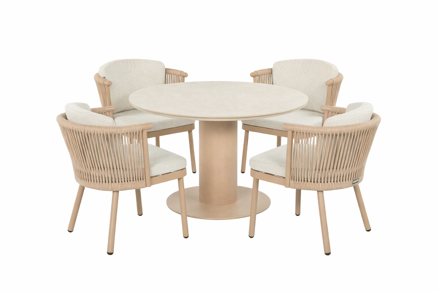 Hartman Toledo/Girona 120 cm dining tuinset 5-delig