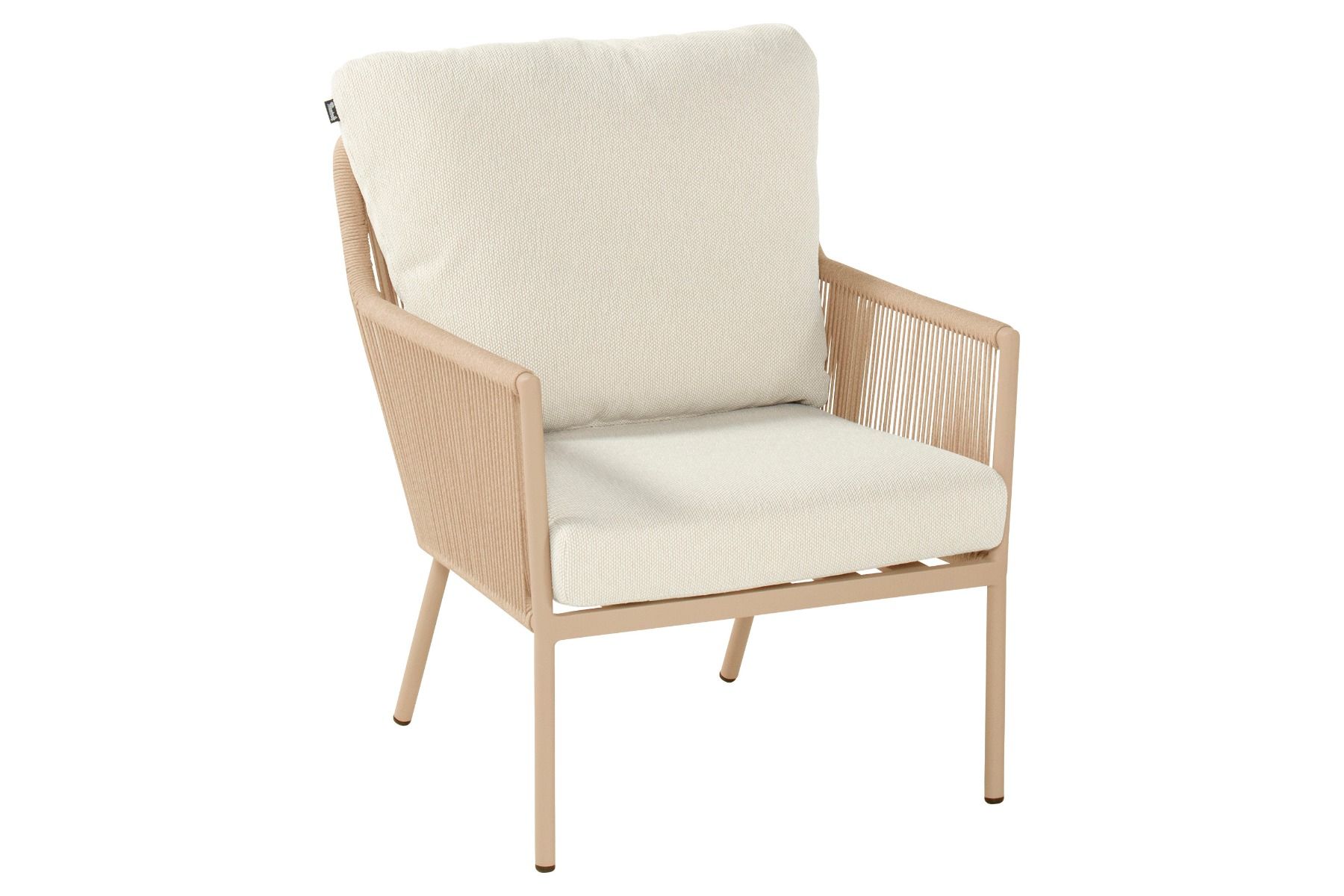 Zaragoza Rope Lounge chair cappuccino