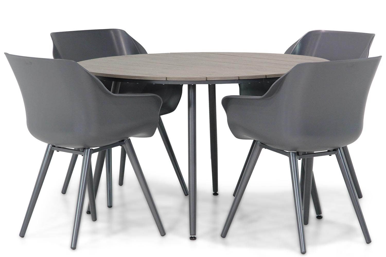 Hartman Sophie studio/Matale 125 cm rond dining tuinset 5-delig thumbnail