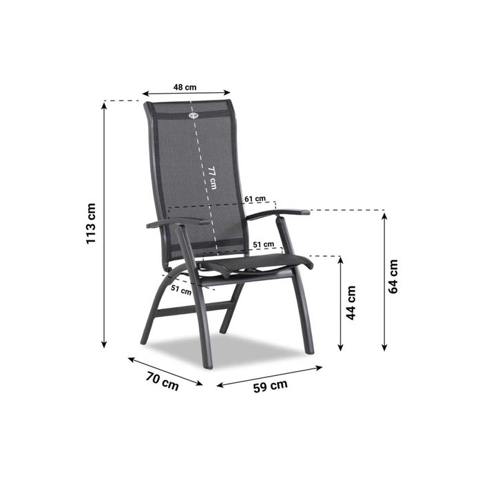 Hartman Summerland/Concept 220 cm dining tuinset 7-delig