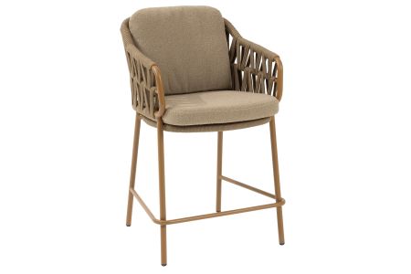 4 Seasons Biarritz High Dining Gartenstuhl amber mit 2 Kissen (pro 2 Stück)