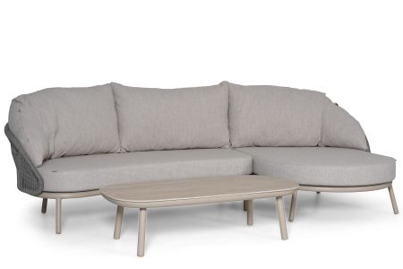 Santika Pebble organisch loungeset 3-delig