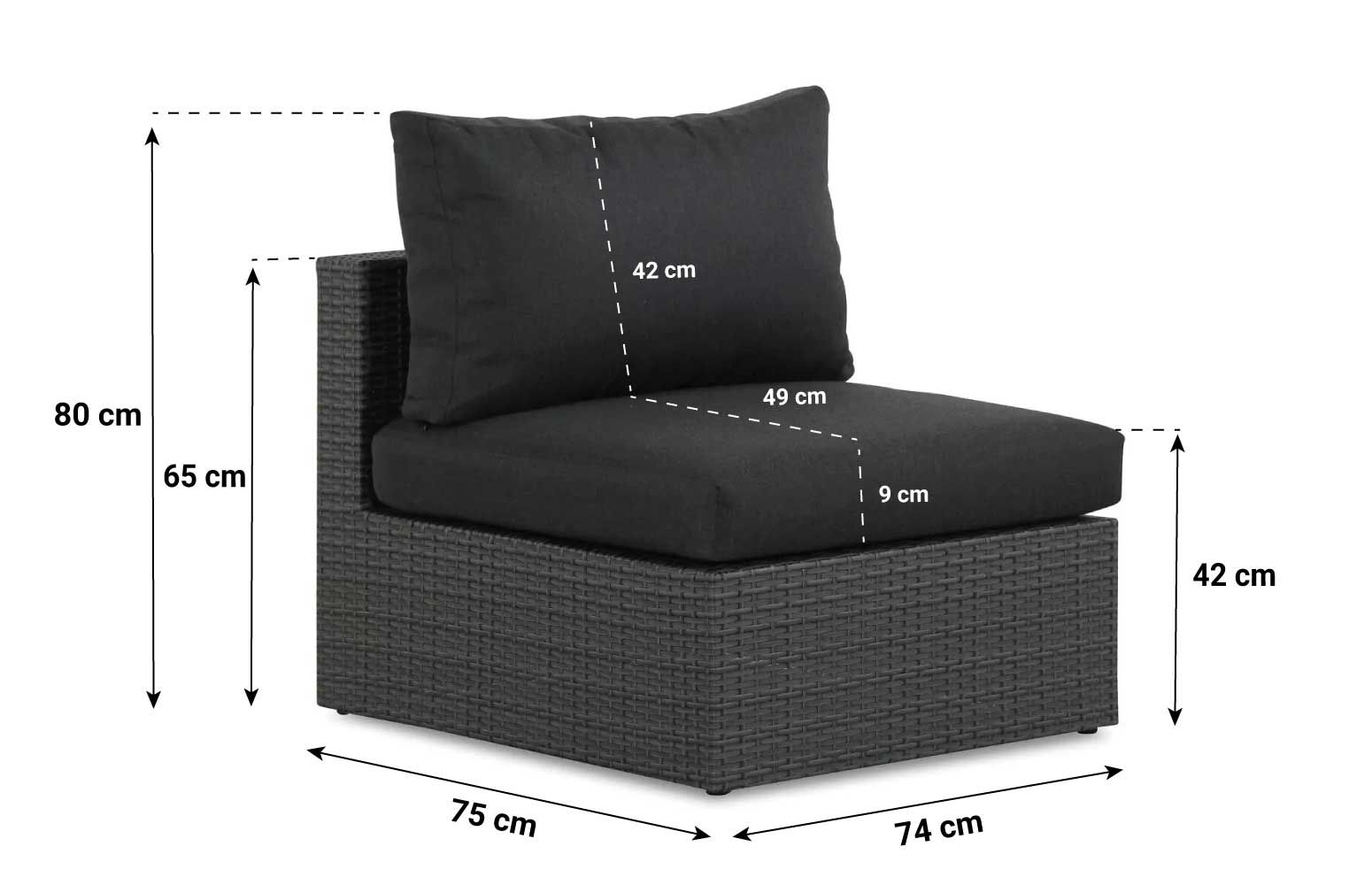 Garden Collections Houston loungeset U-vorm 8-delig thumbnail