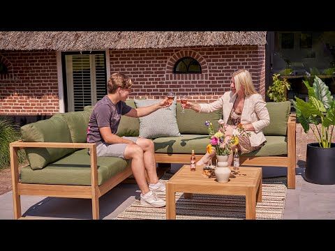 Garden Collections Newbury hoek loungeset 4-delig thumbnail