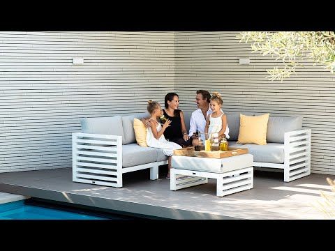 Santika Jaya hoek loungeset 3-delig thumbnail