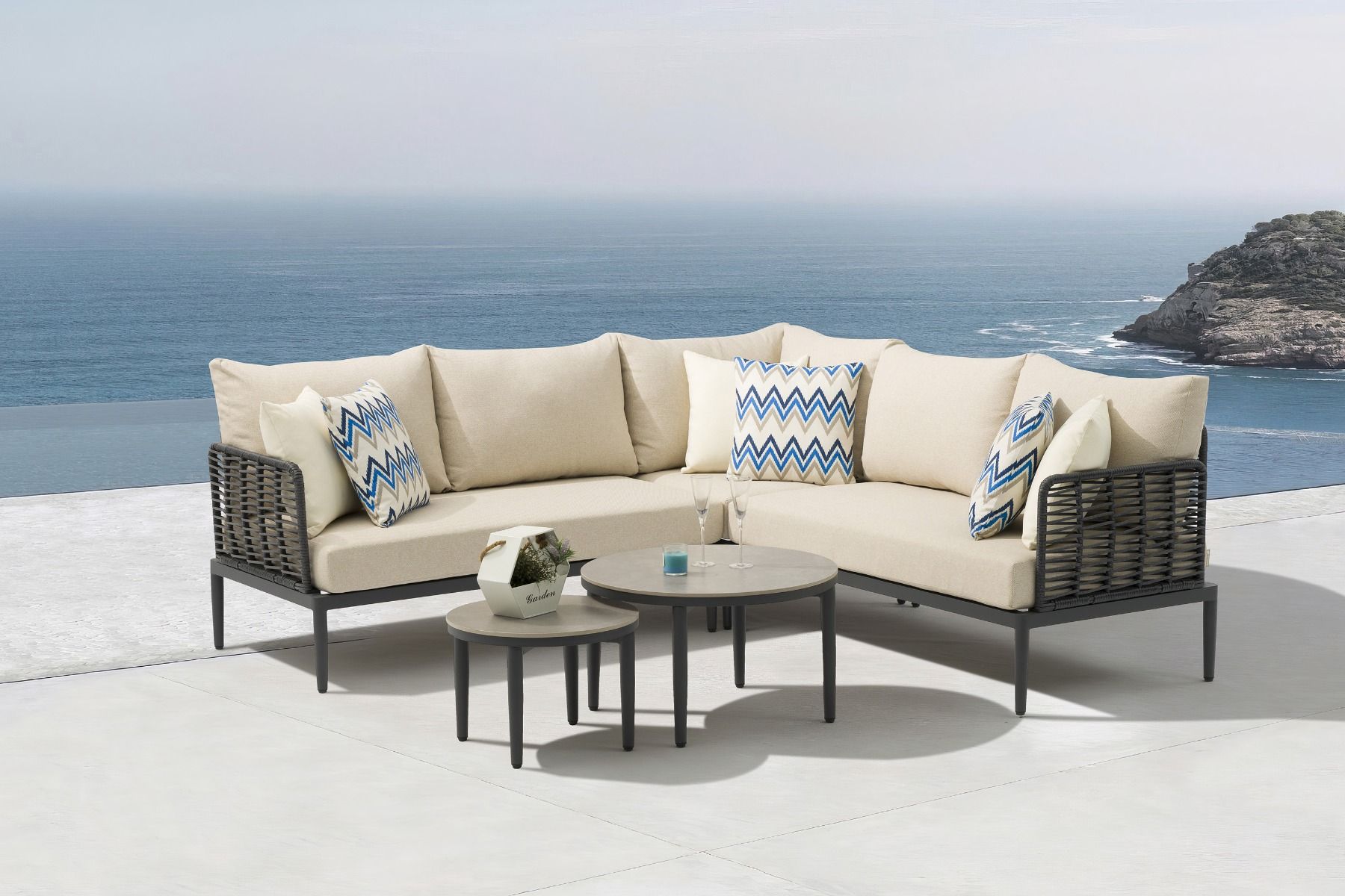 Coco Ibiza hoek loungeset 5-delig