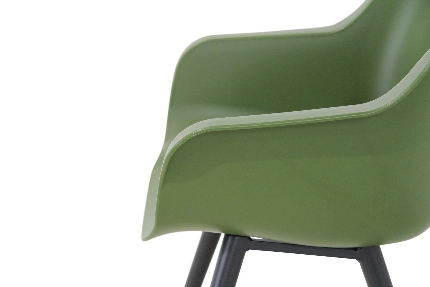 Hartman Sophie studio dining tuinstoel moss green - met gratis kussen thumbnail