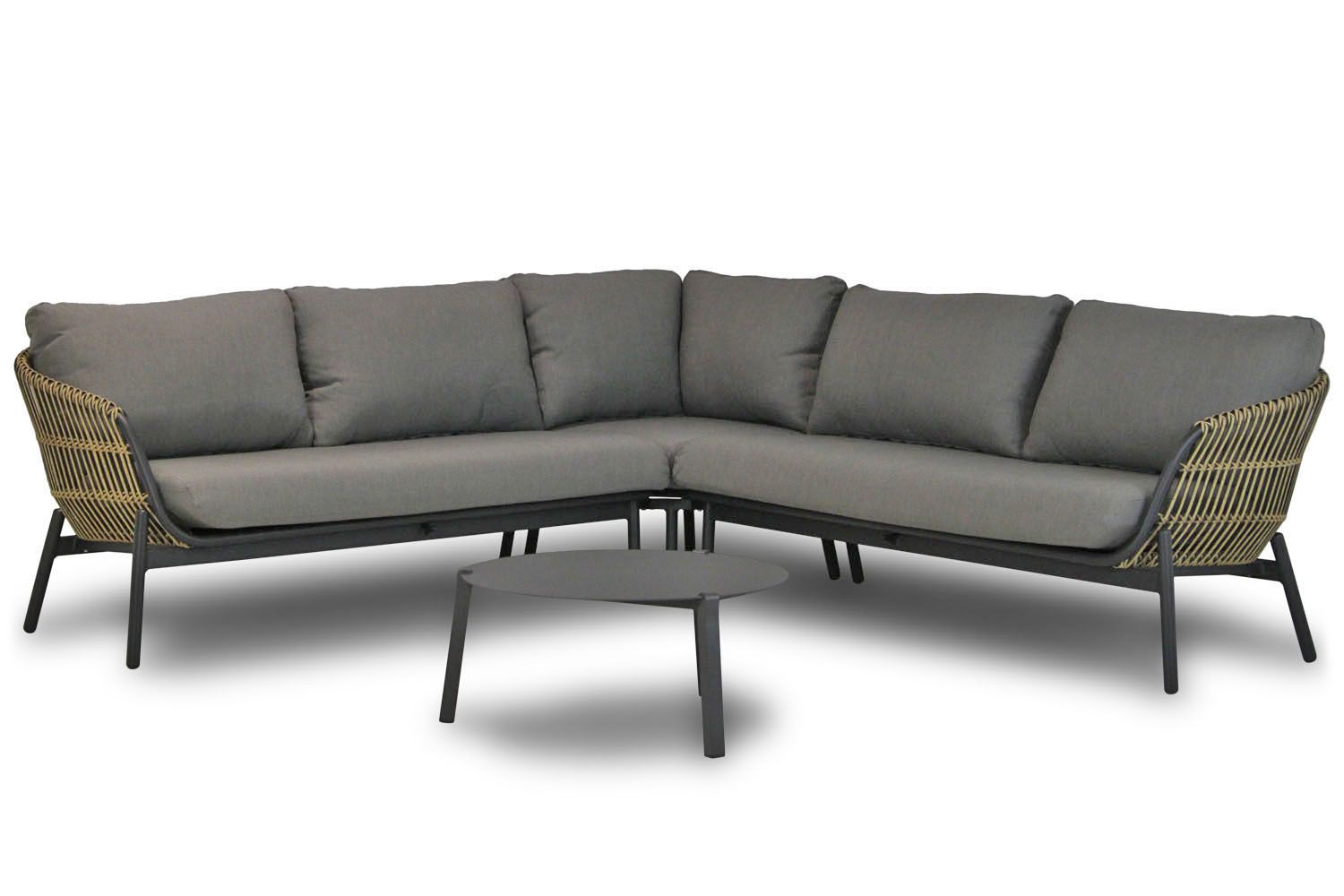 Coco Nathan/Rimini 60 cm hoek loungeset 4-delig thumbnail