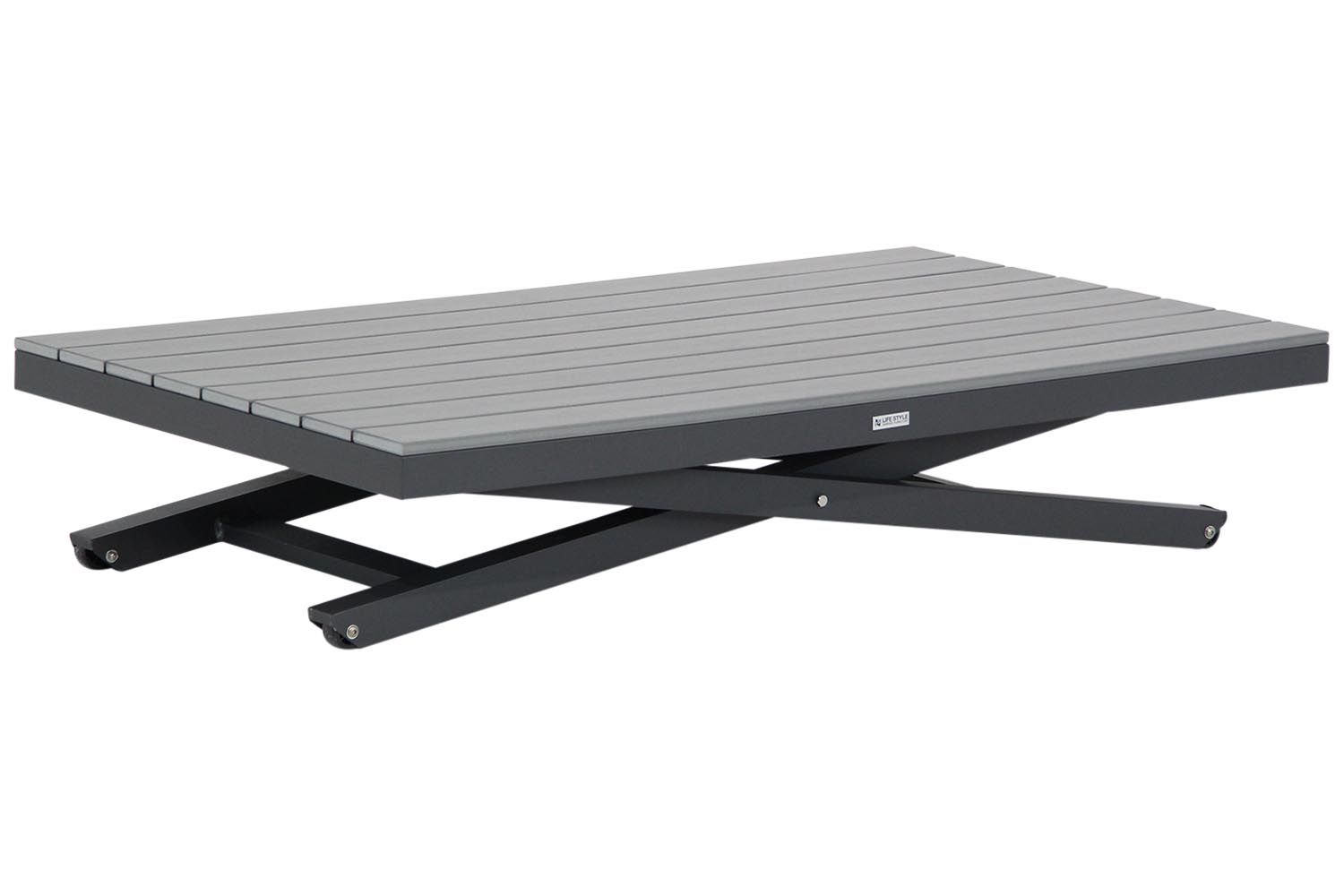 Lifestyle Palazzo lounge/dining tuintafel 140 x 80 cm verstelbaar