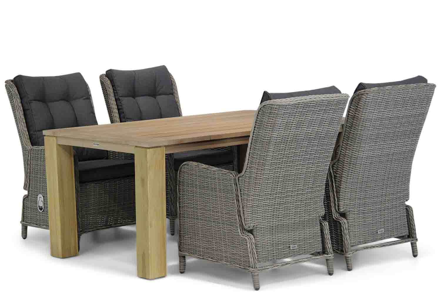 Garden Collections Kingston/Brighton 200 cm dining tuinset 5-delig