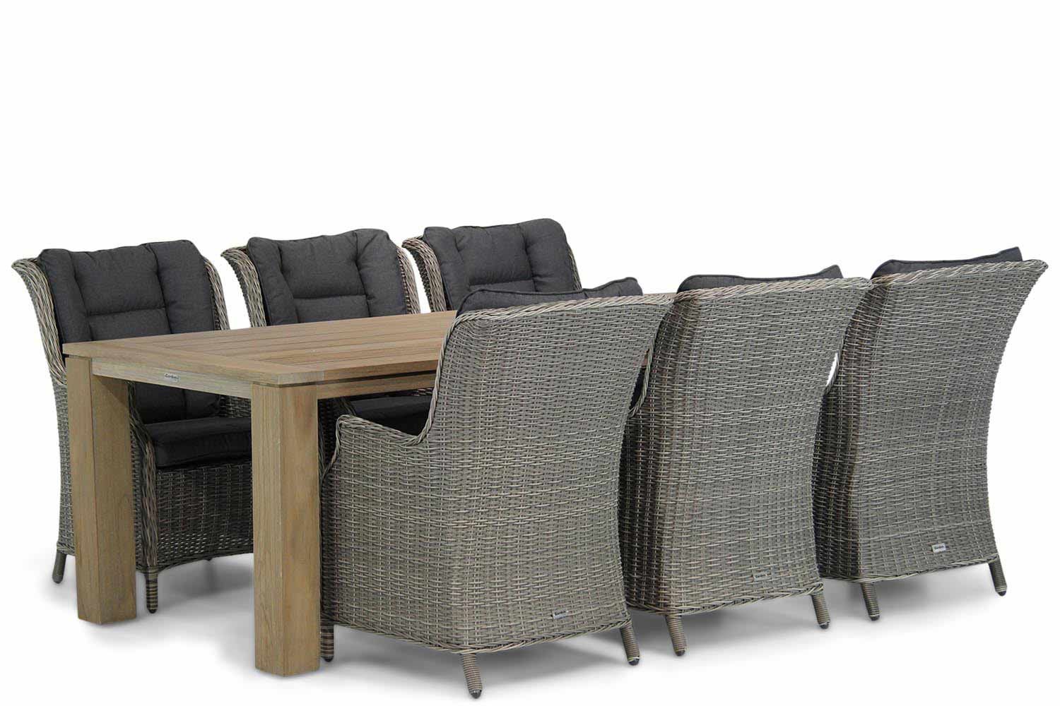 Garden Collections Aberdeen/Brighton 240 cm dining tuinset 7-delig thumbnail