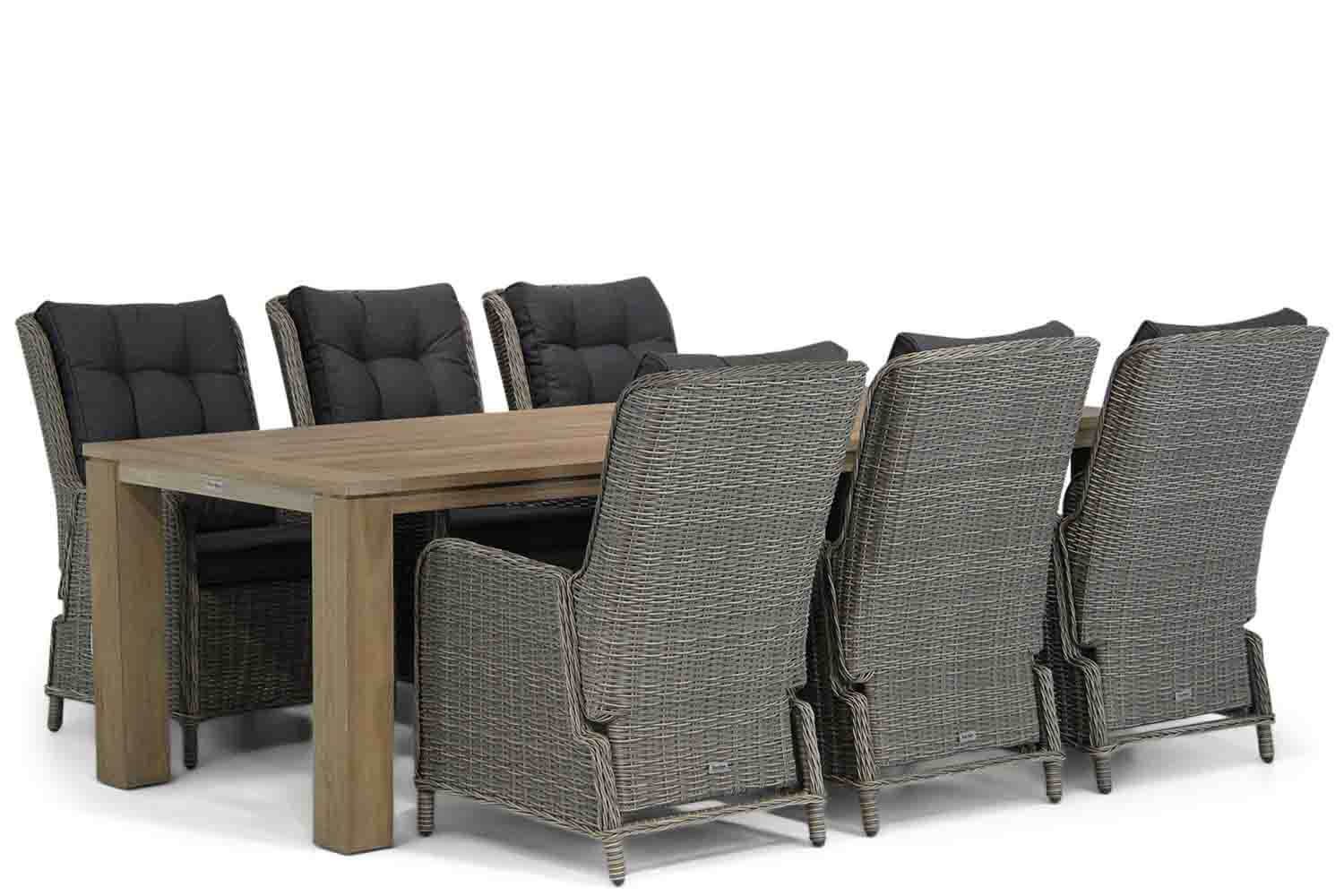 Garden Collections Kingston/Brighton 240 cm dining tuinset 7-delig thumbnail