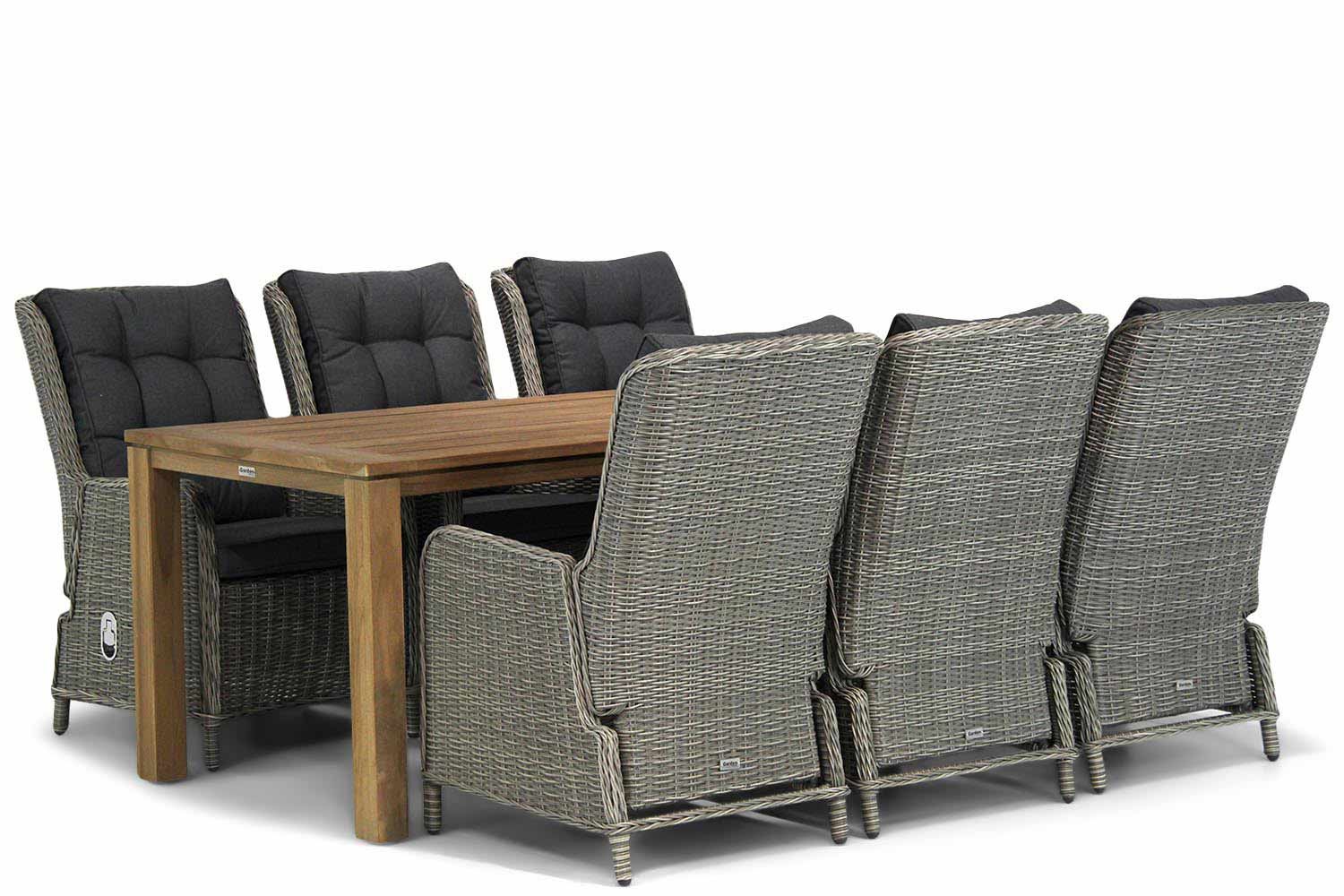 Garden Collections Kingston/Bristol 220 cm dining tuinset 7-delig thumbnail