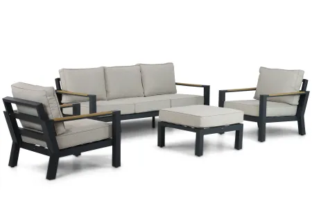 Lifestyle Bilbao stoel-bank loungeset 4-delig
