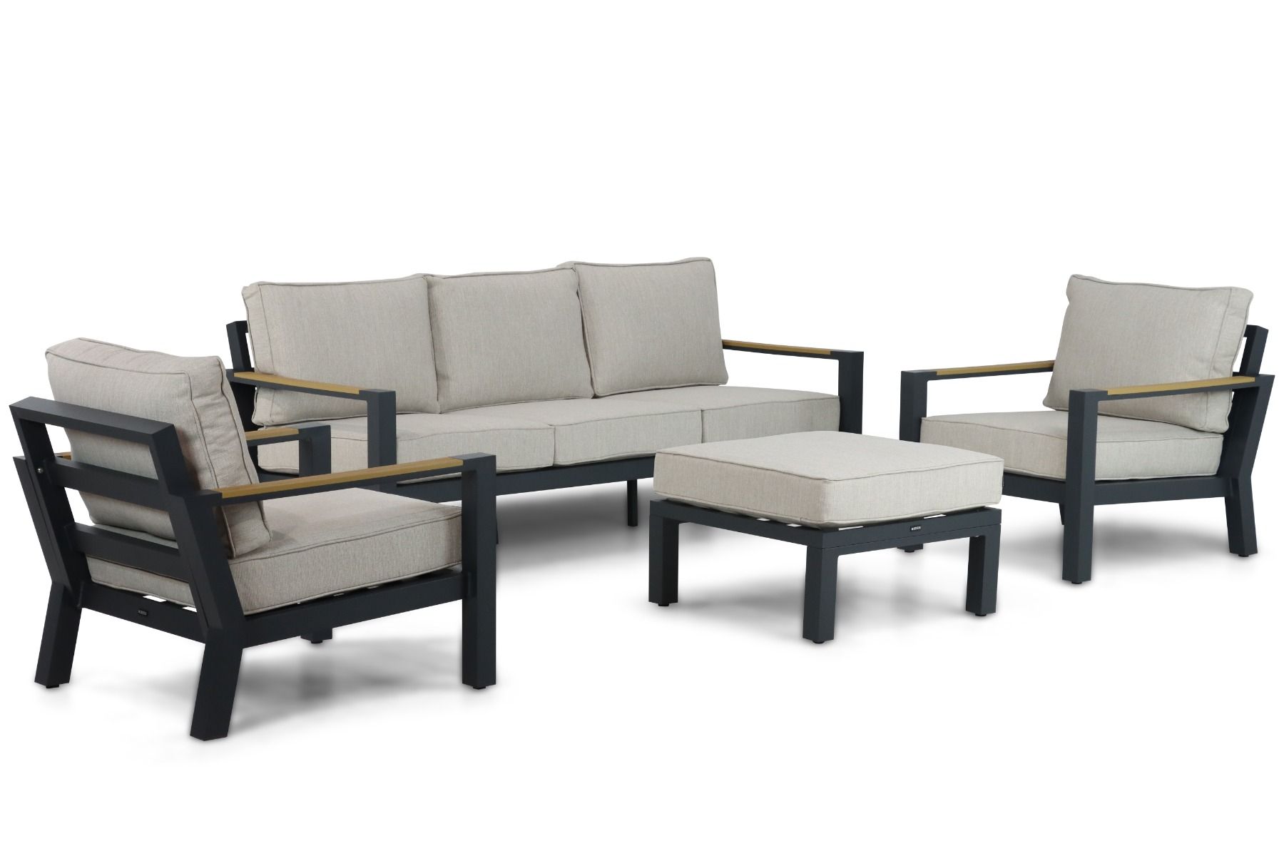 Lifestyle Bilbao stoel-bank loungeset 4-delig thumbnail