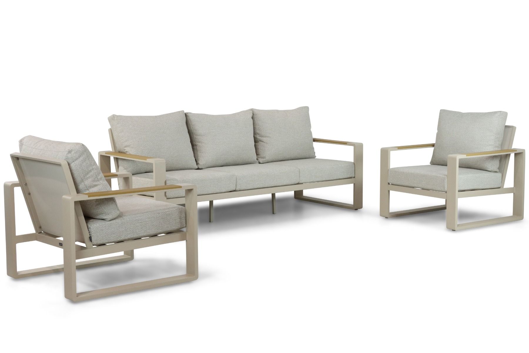 Lifestyle Lezo stoel-bank loungeset 3-delig thumbnail