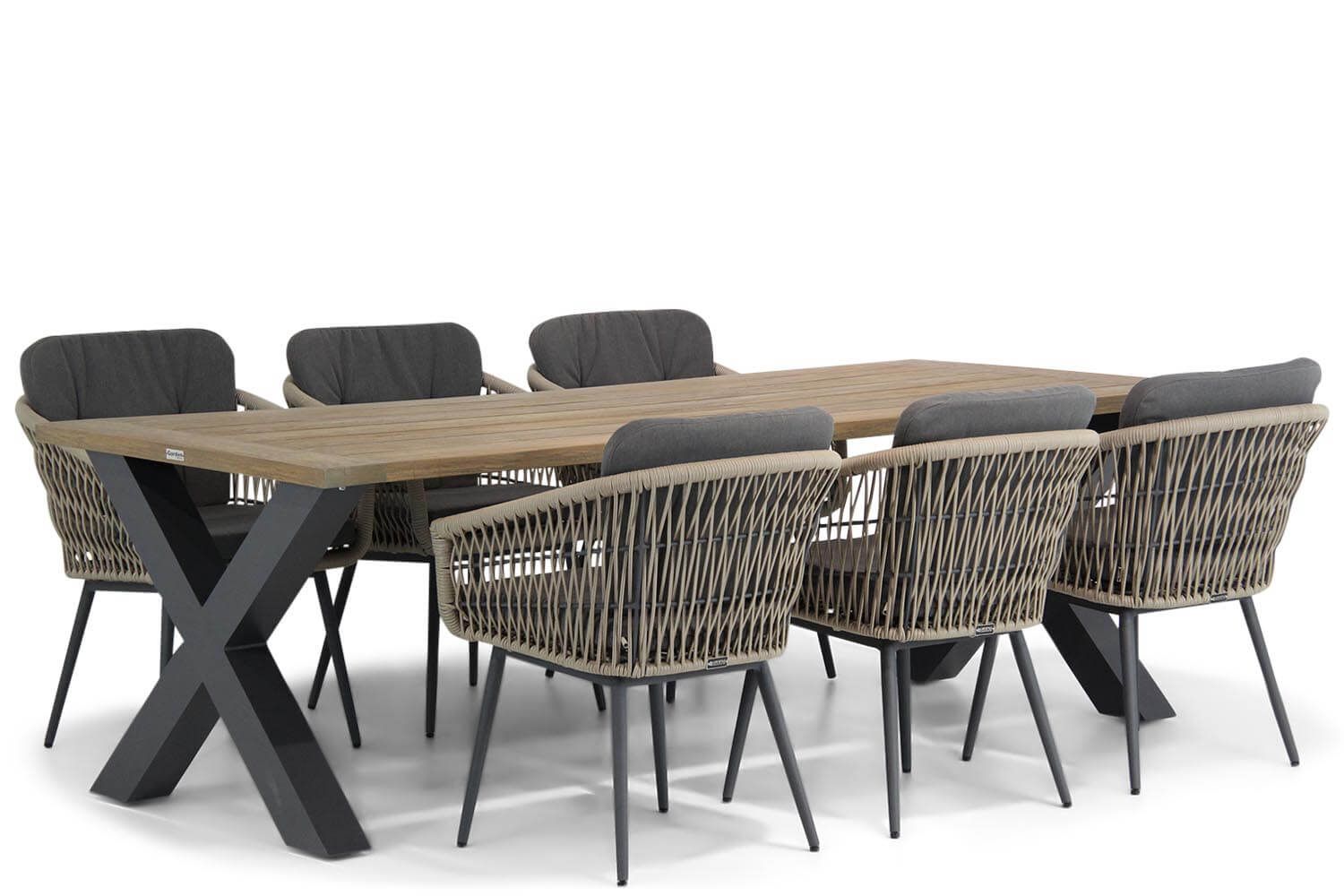 Lifestyle Western/Cardiff 240 cm dining tuinset 7-delig thumbnail