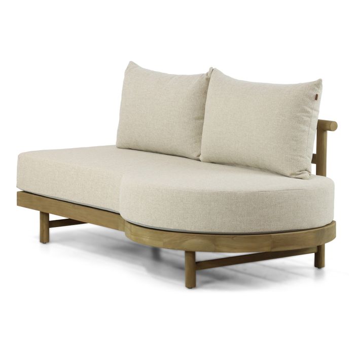 Santika Kayu hoek loungeset 3-delig