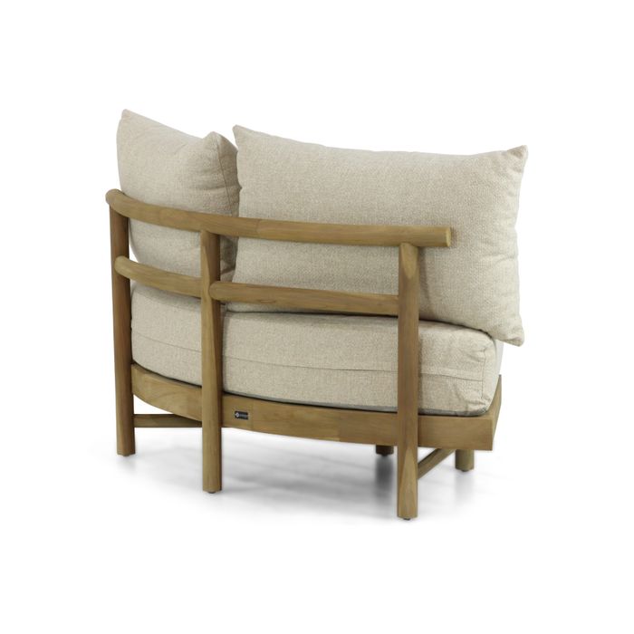 Santika Kayu hoek loungeset 3-delig