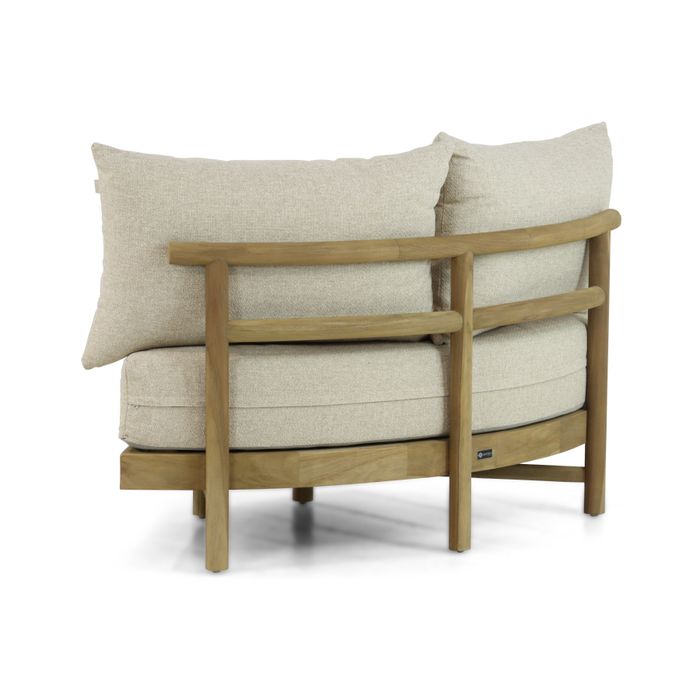 Santika Kayu hoek loungeset 3-delig