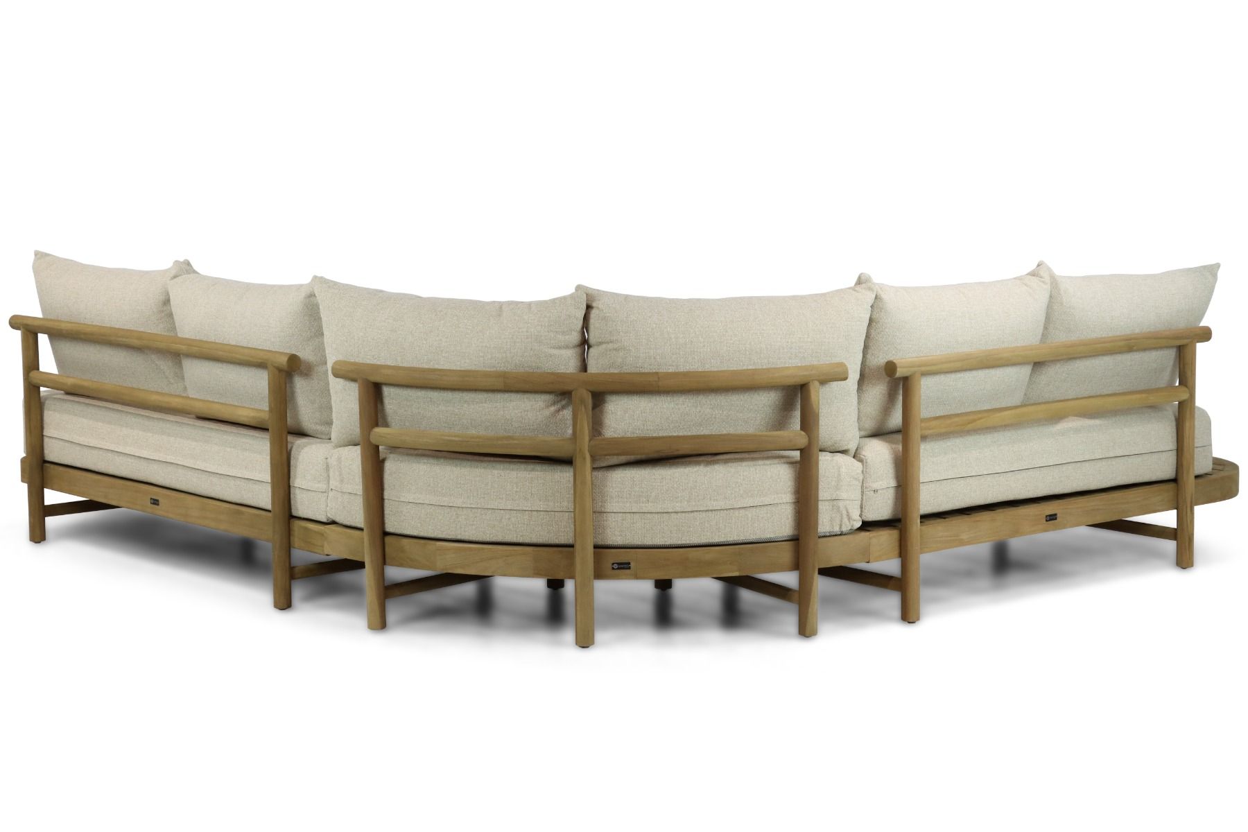 Santika Kayu hoek loungeset 3-delig