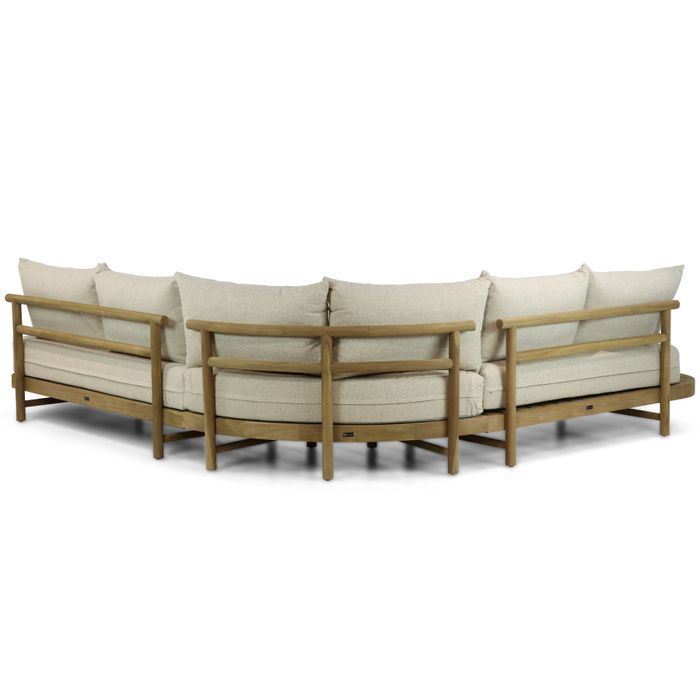 Santika Kayu hoek loungeset 3-delig