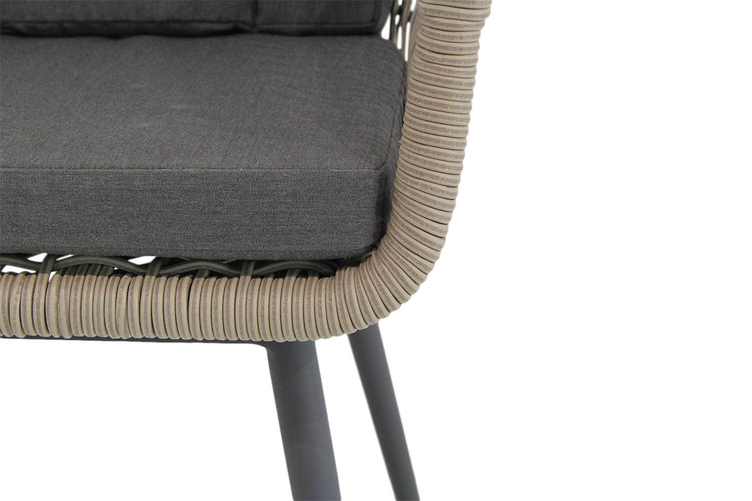 Lifestyle Western/Graniet 170 cm triangel dining tuinset 7-delig