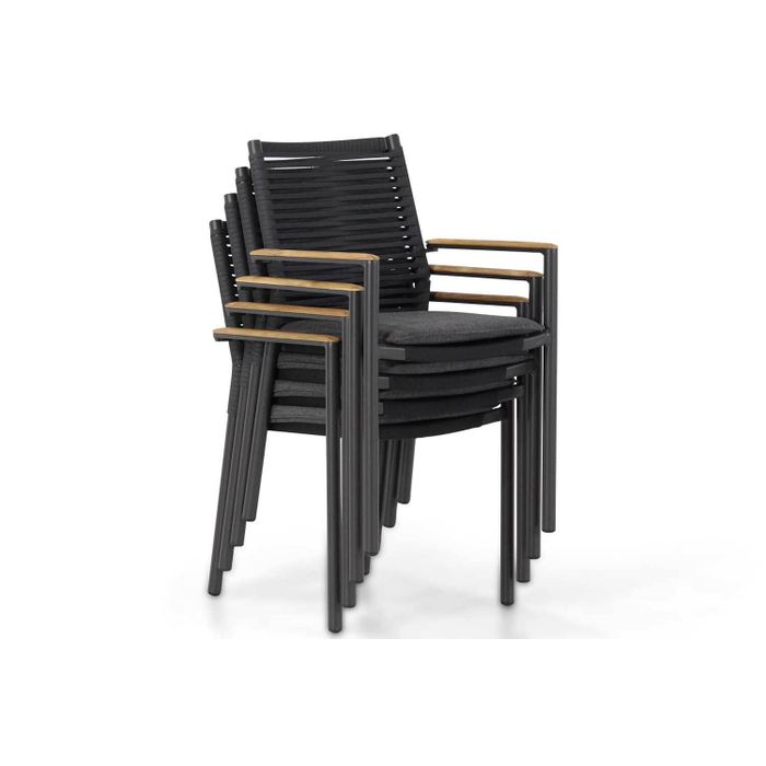 Santika Giovane/Palta 240 cm dining tuinset 7-delig