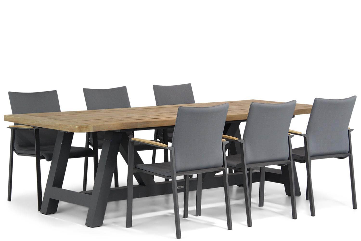 Lifestyle Brandon/Trente 260 cm dining tuinset 7-delig thumbnail