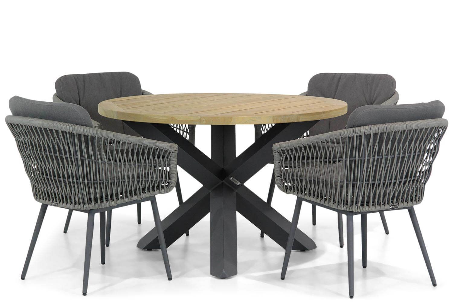 Lifestyle Western/Rockville 120 cm dining tuinset 5-delig