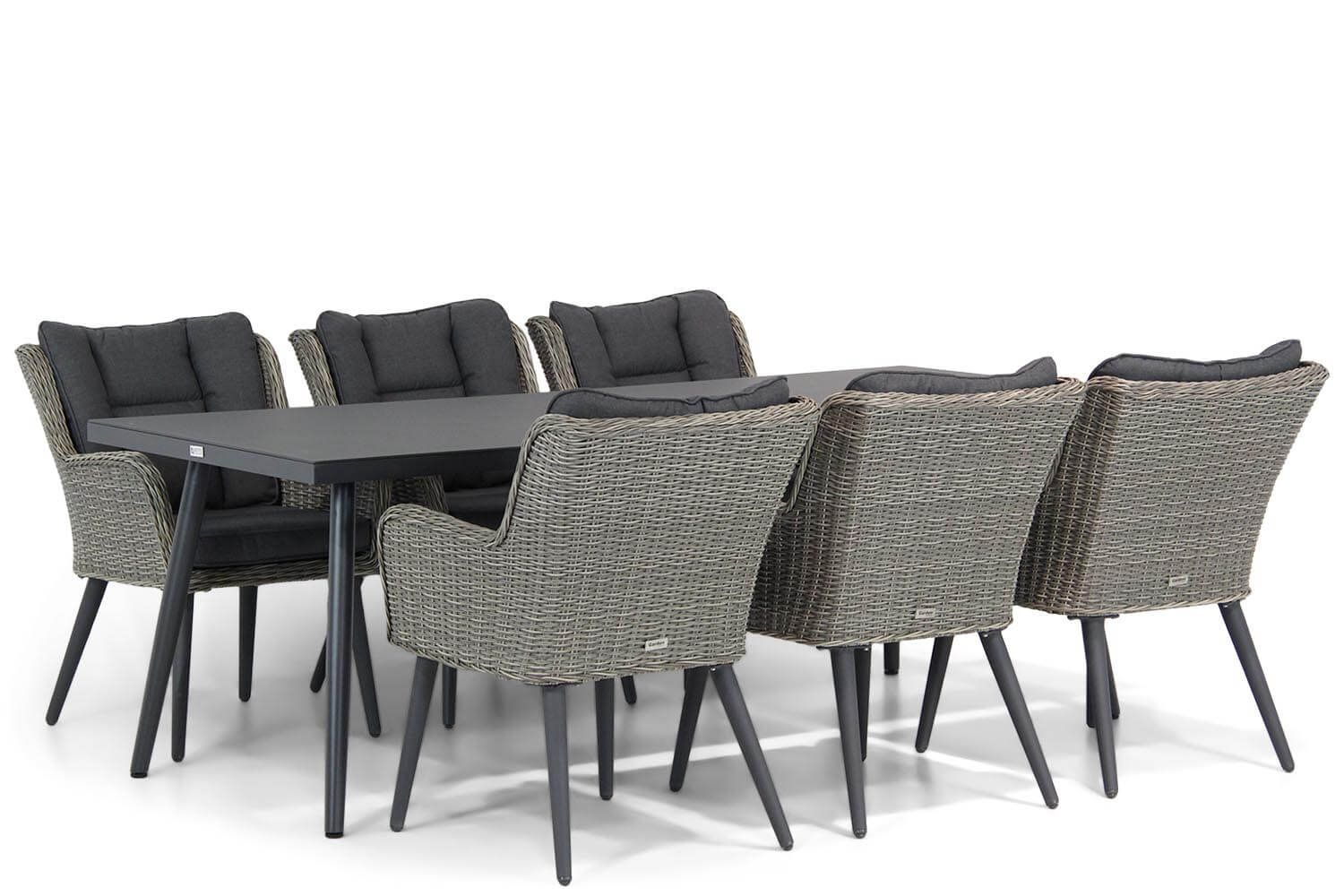 Garden Collections Boston/Valencia 220 cm dining tuinset 7-delig thumbnail