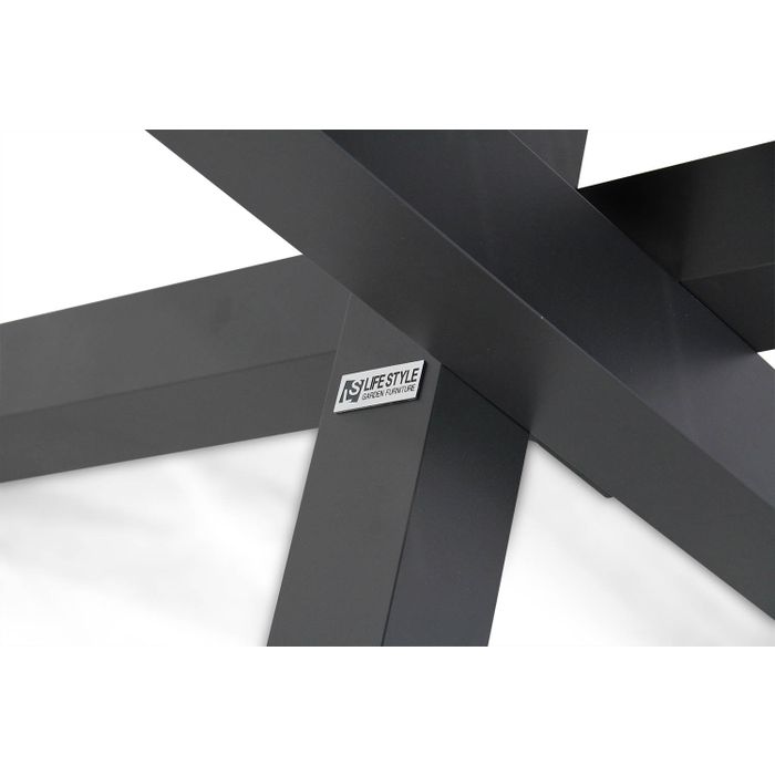 Lifestyle Rome/Ancona 125 cm dining tuinset 5-delig
