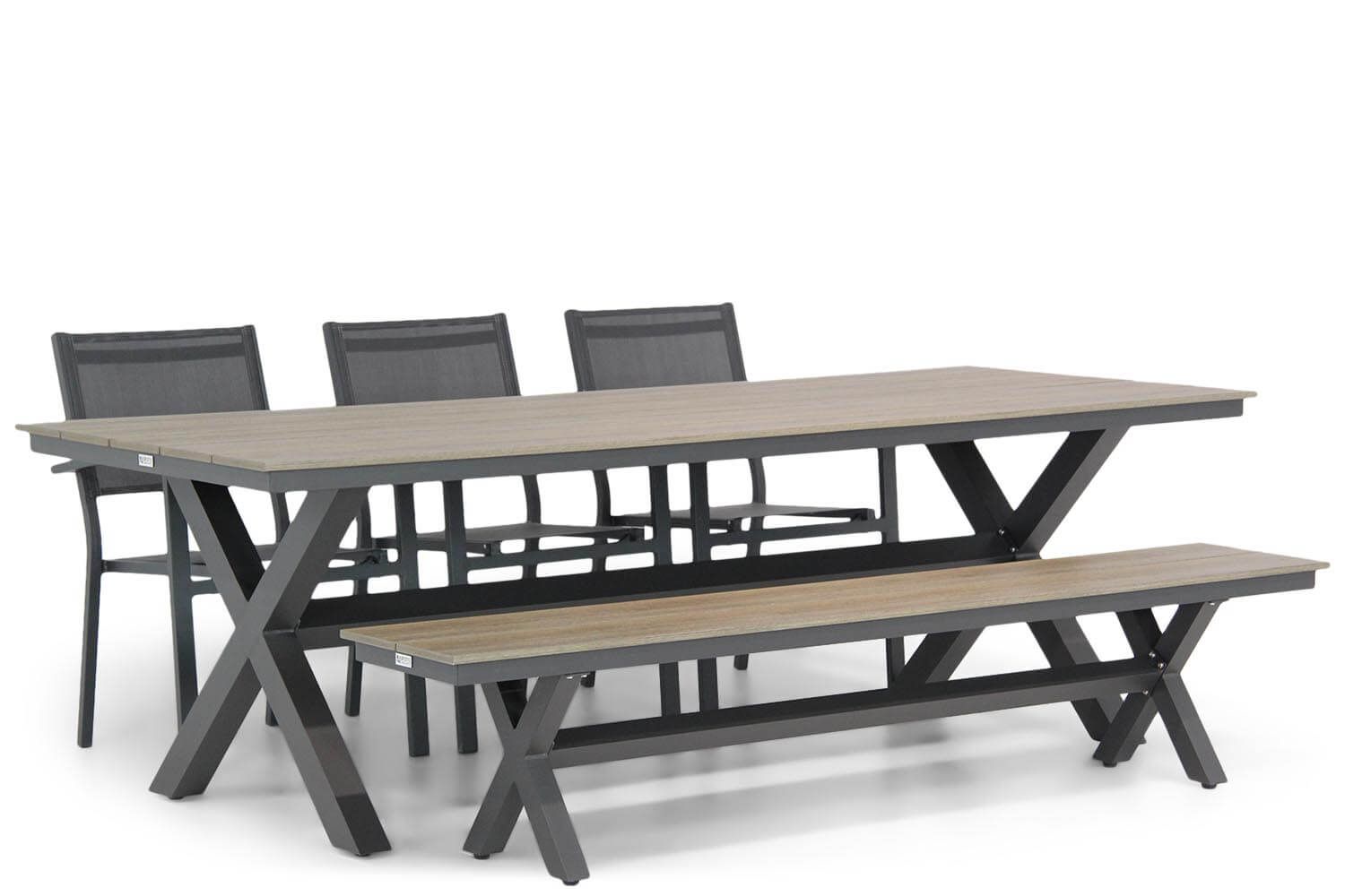 Lifestyle Amarilla/Forest 240 cm dining tuinset 5-delig thumbnail