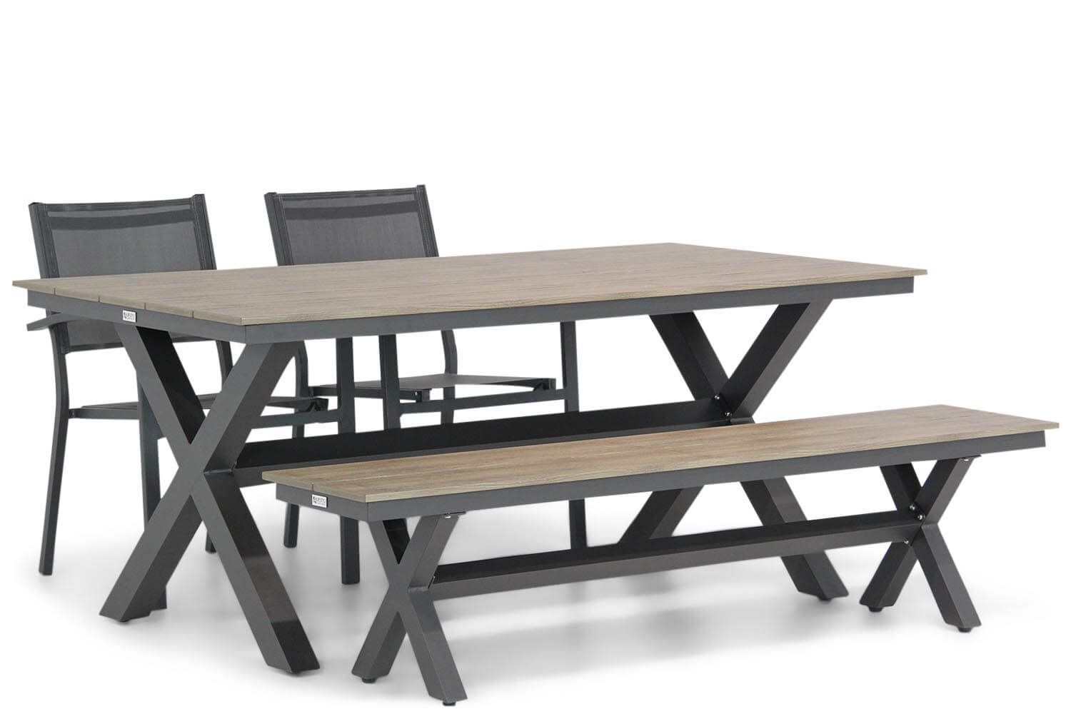 Lifestyle Amarilla/Forest 180 cm dining tuinset 4-delig thumbnail