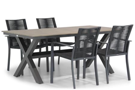 Santika Annisa/Forest 180 cm dining tuinset 5-delig