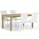 Lifestyle Ultimate/Weston 160 cm dining tuinset 5-delig thumbnail