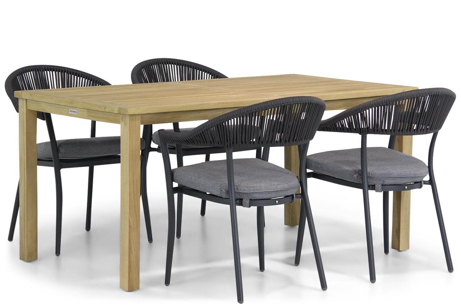 Santika Vivian/Weston 160 cm dining tuinset 5-delig thumbnail