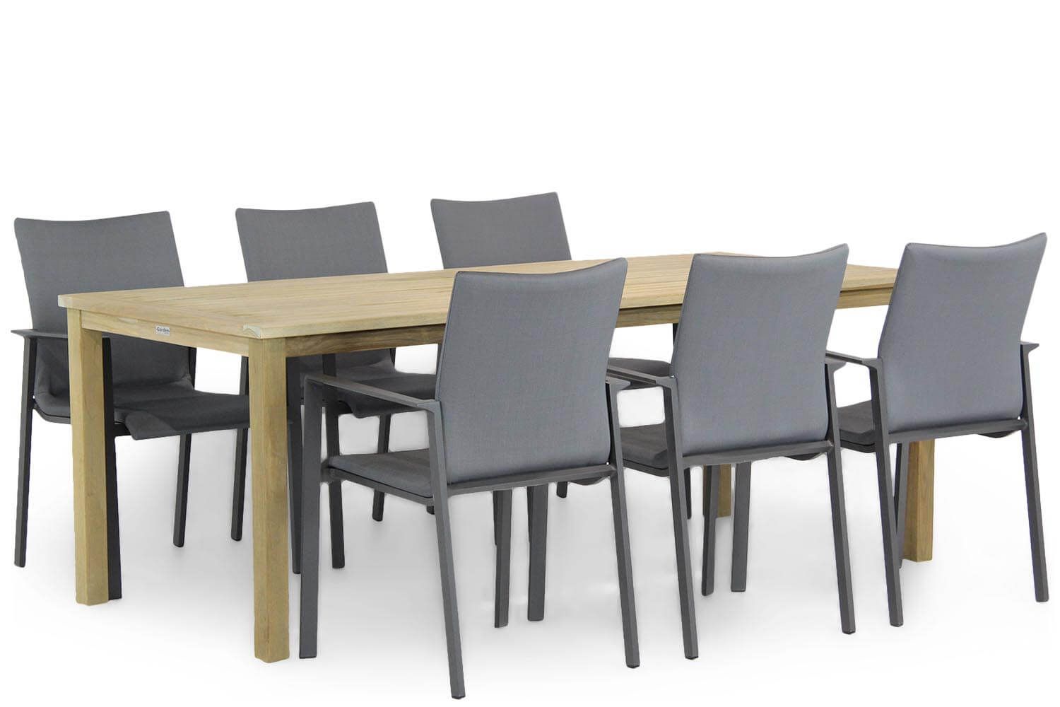 Lifestyle Rome/Weston 210 cm dining tuinset 7-delig thumbnail