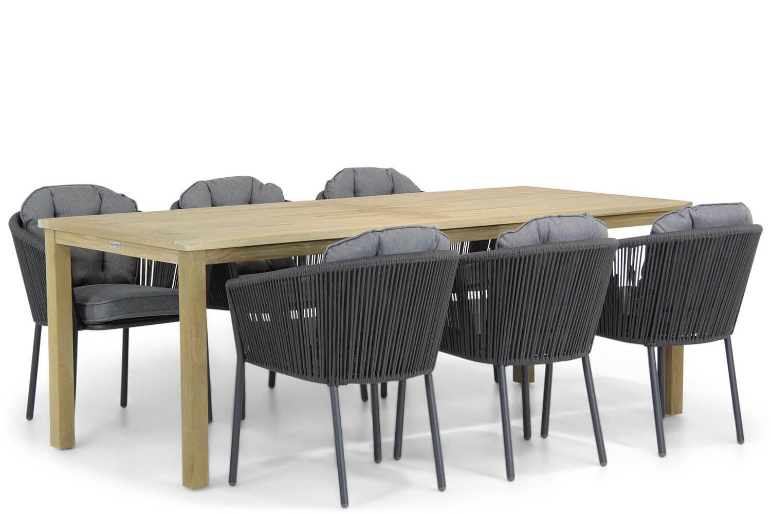 Santika Novita/Weston 210 cm dining tuinset 7-delig thumbnail