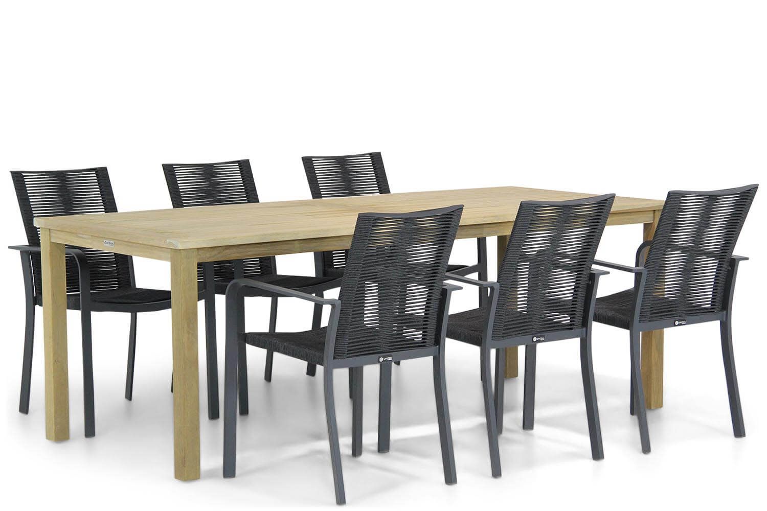 Santika Annisa/Weston 210 cm dining tuinset 7-delig thumbnail